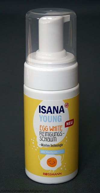 isana young egg white pianka do mycia twarzy