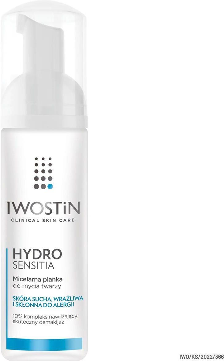 iwostin hydro sensitia micelarna pianka do mycia twarzy i demakijażu