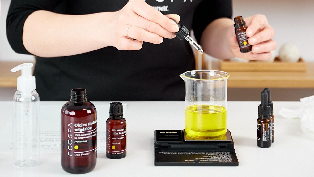 jak zrobić olejek do włosów