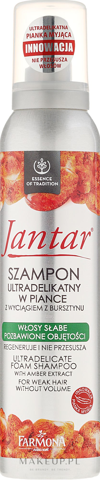 jantar szampon w piance