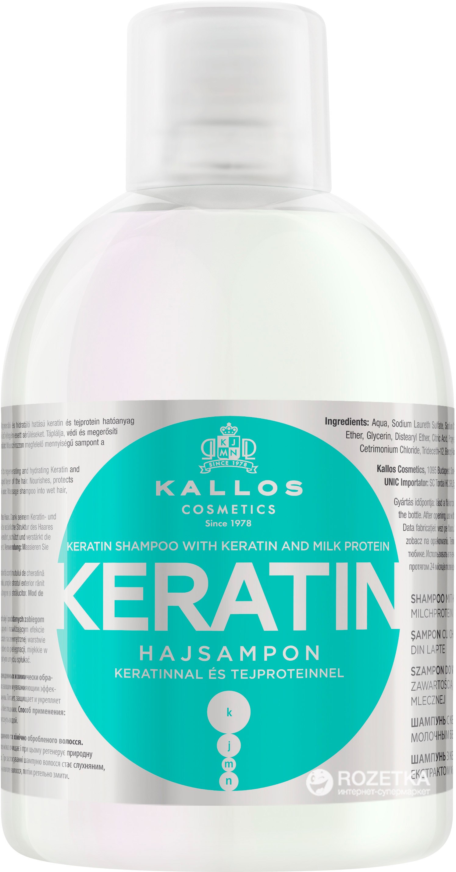 kallos keratin szampon skład