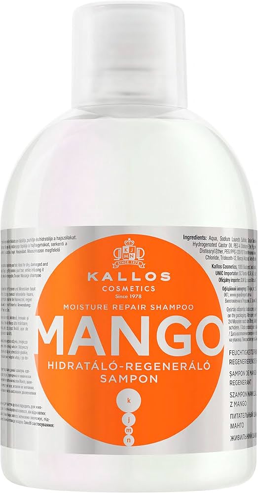 kallos mango regenerujący szampon do włosów