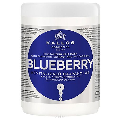 kallos szampon do włosów blueberry 1000 ml