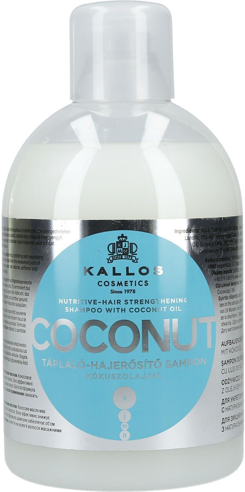 kallos szampon odżywczo-wzmacniający do włosów coconut