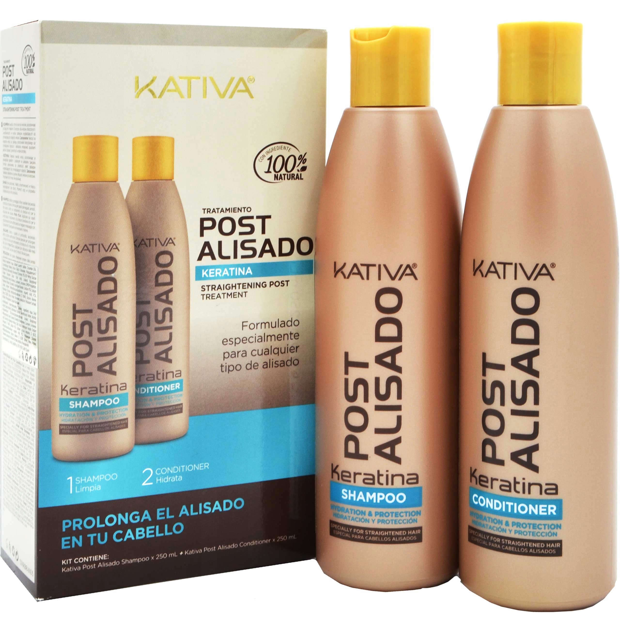 kativa szampon po keratynowym prostowaniu 1000ml