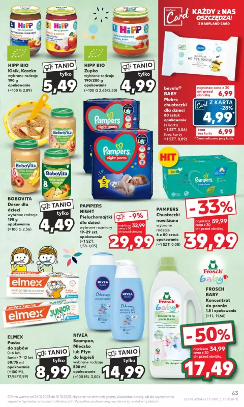 kaufland bielsko pampers