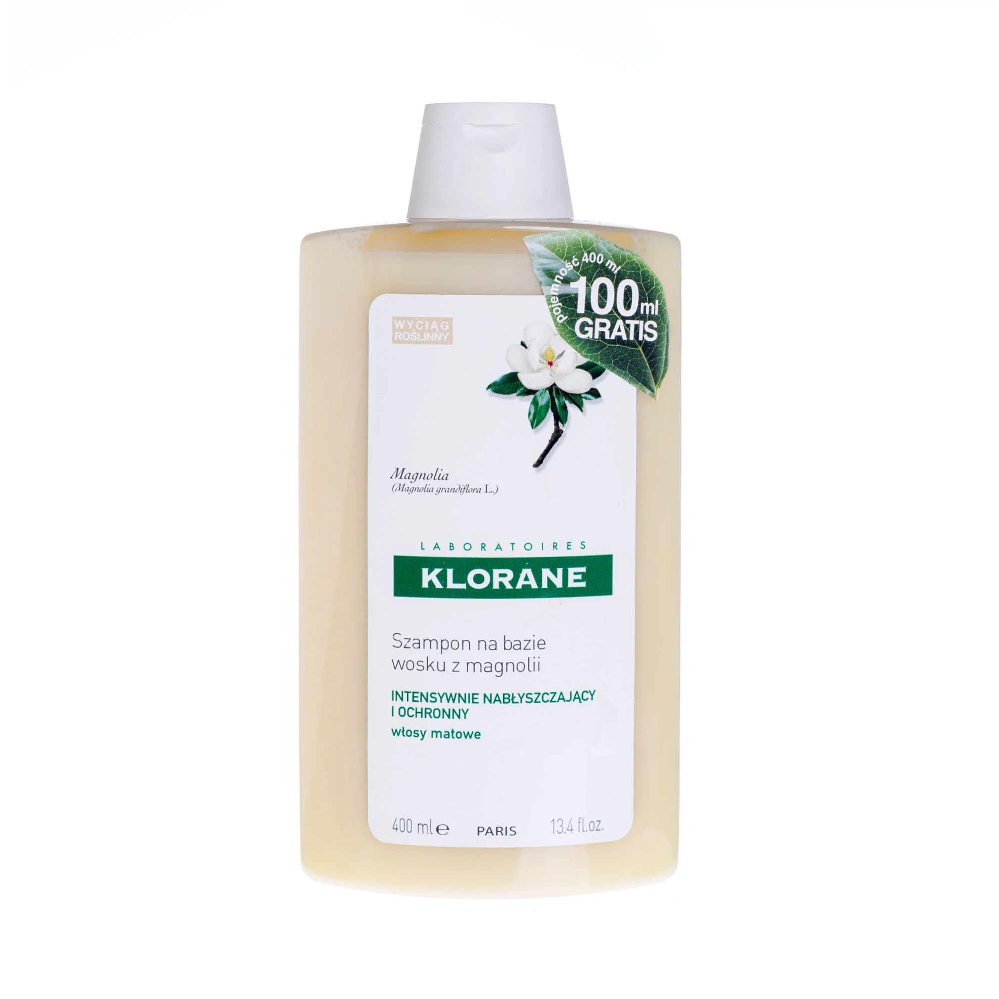 klorane szampon wosku magnolia 400 ml