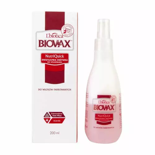 lbiotica biovax nutriquick odżywka do włosów arganowa