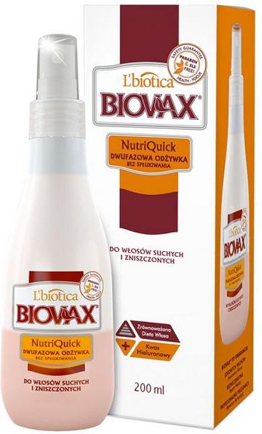 lbiotica biovax nutriquick odżywka do włosów przetłuszczających się