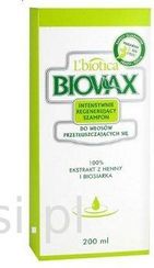 lbiotica biovax szampon do włosów przetłuszczających 200 ml