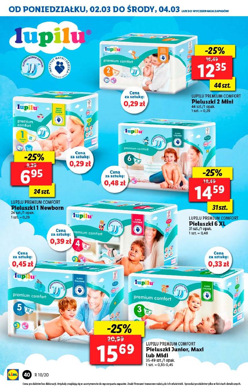 lidl lupilu pieluchy promocja