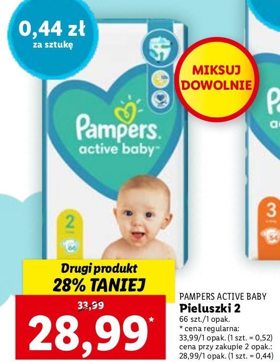 lidl pampersy pampers 2