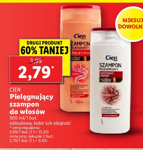 lidl szampon cien