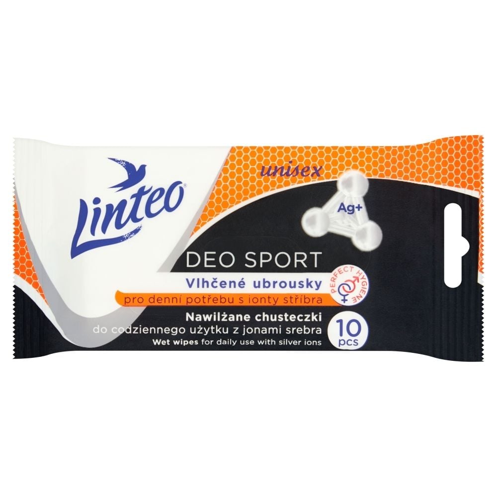 linteo chusteczki nawilżane deo sport 10 sztuk