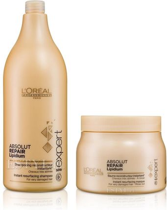 loreal absolut repair lipidium szampon odbudowujący 500ml