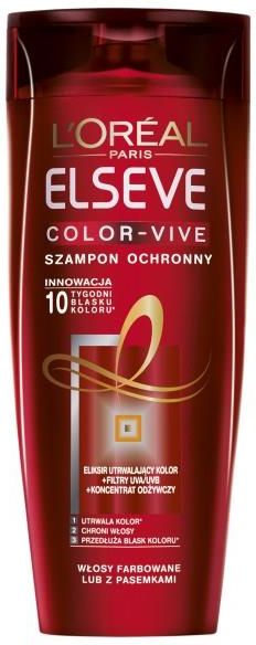 loreal paris elseve color-vive szampon do włosów farbowanych