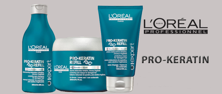 loreal pro keratin refill szampon opinie