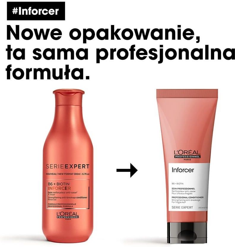 loreal serie expert inforcer odżywka wzmacniająca do włosów łamliwych 200m