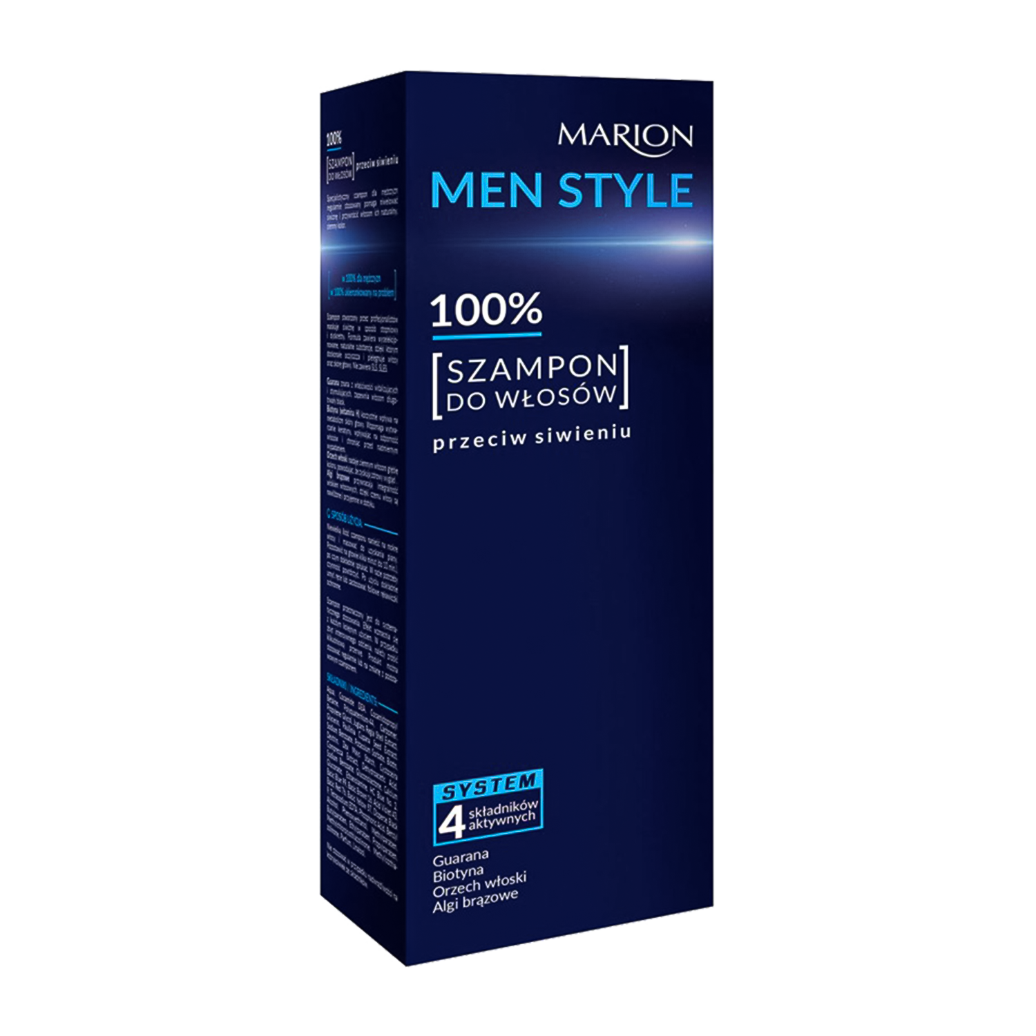 marion men style 100 szampon do włosów przeciw siwieniu 150g