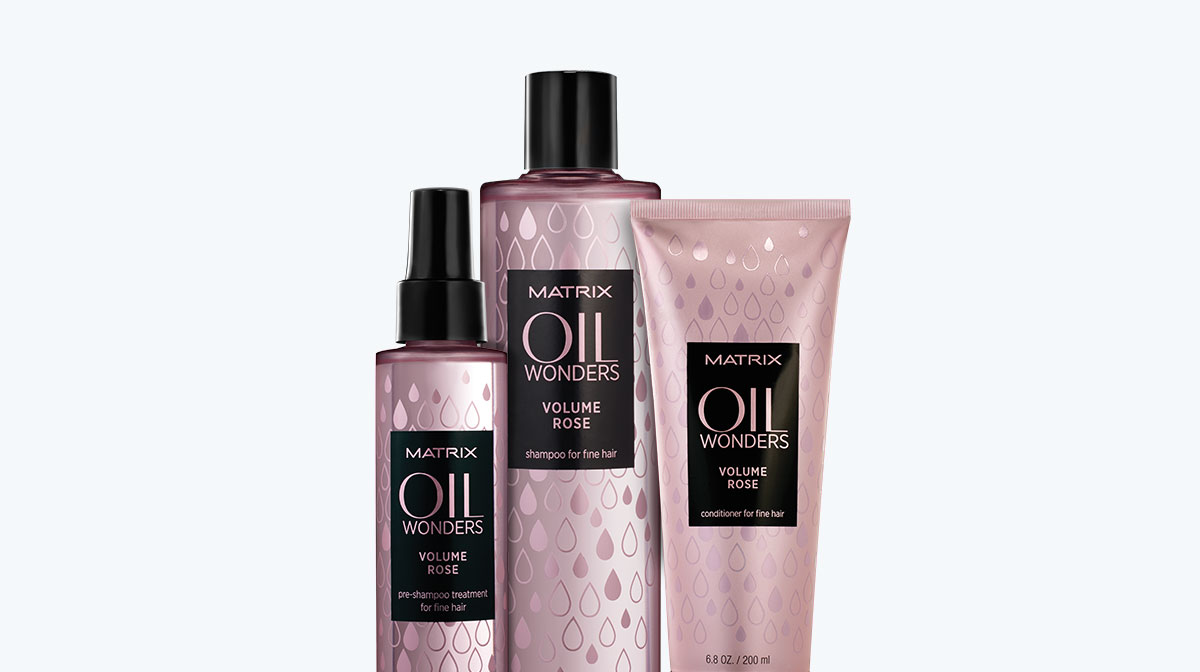 matrix rose oil wonder szampon objętość wizaz