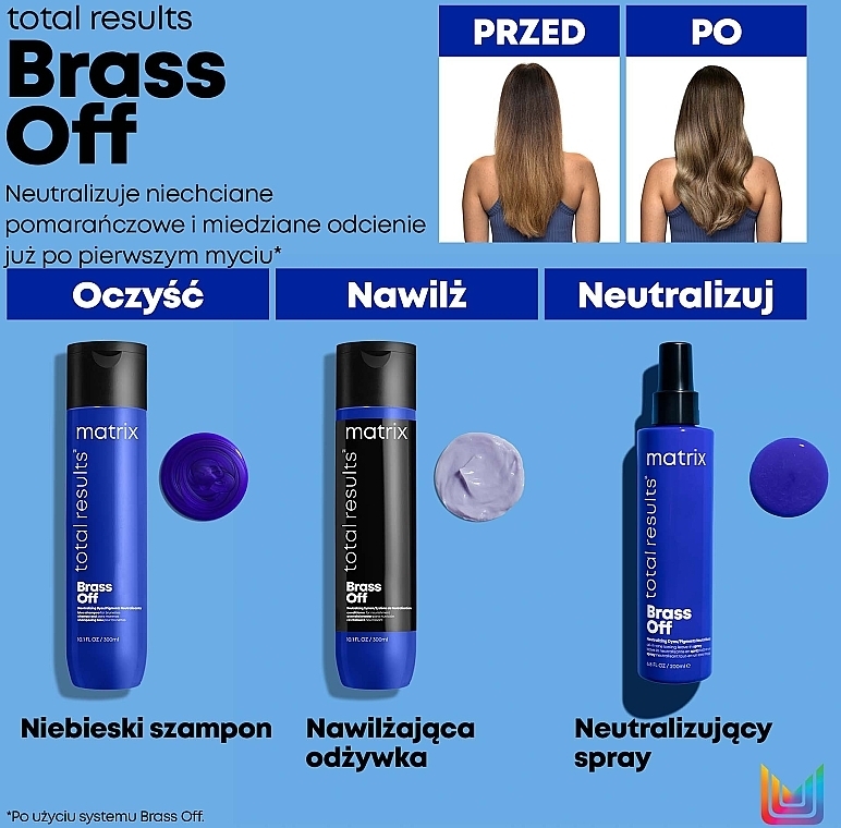 matrix total results brass off szampon