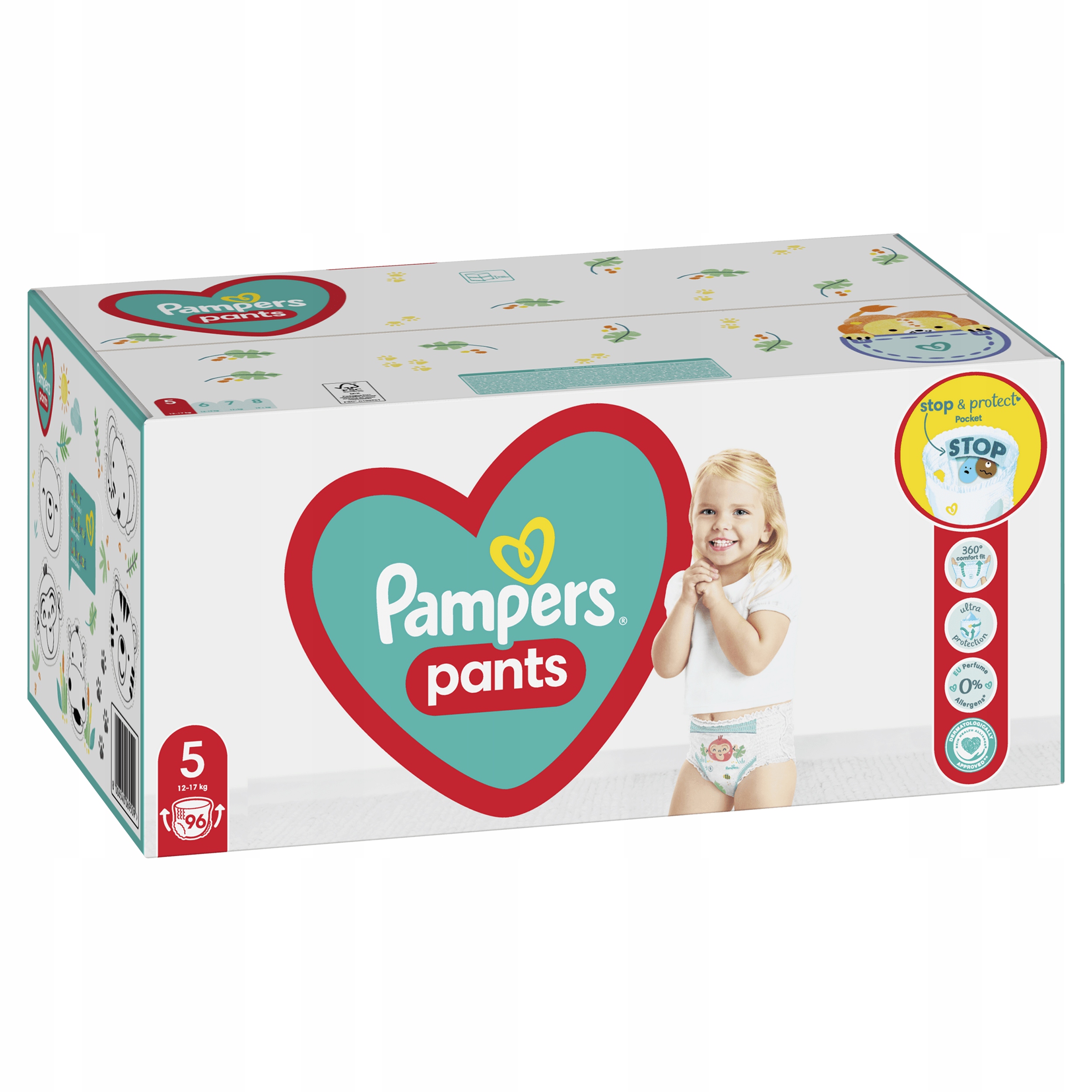 mega paka pampers pieluchomajtki 5