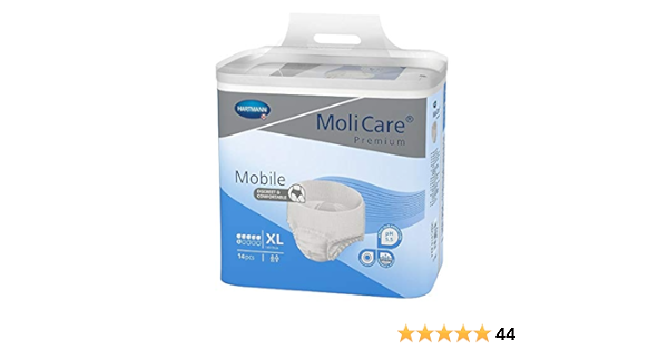 molicare pieluchomajtki premium mobile 10 kropli rozmiar l