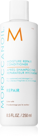 moroccanoil moisture repair odżywka do włosów zniszczonych zabiegami chemicznymi