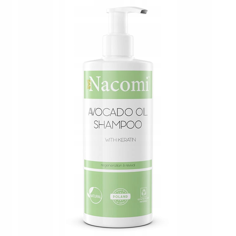 nacomi szampon wygładzająco-nawilżający 250 ml