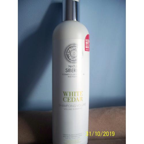 natura siberica szampon zwiększający objętość white cedar 400ml