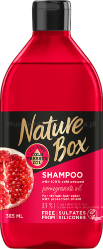 nature box szampon z olejem z granatu