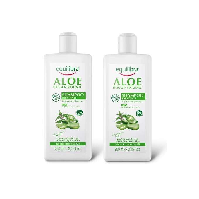 nawilżający szampon aloesowy do włosów equilibra naturale aloe