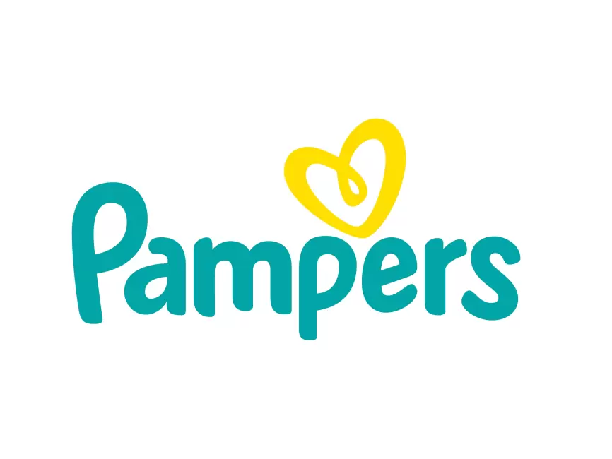 new logo pampers vector