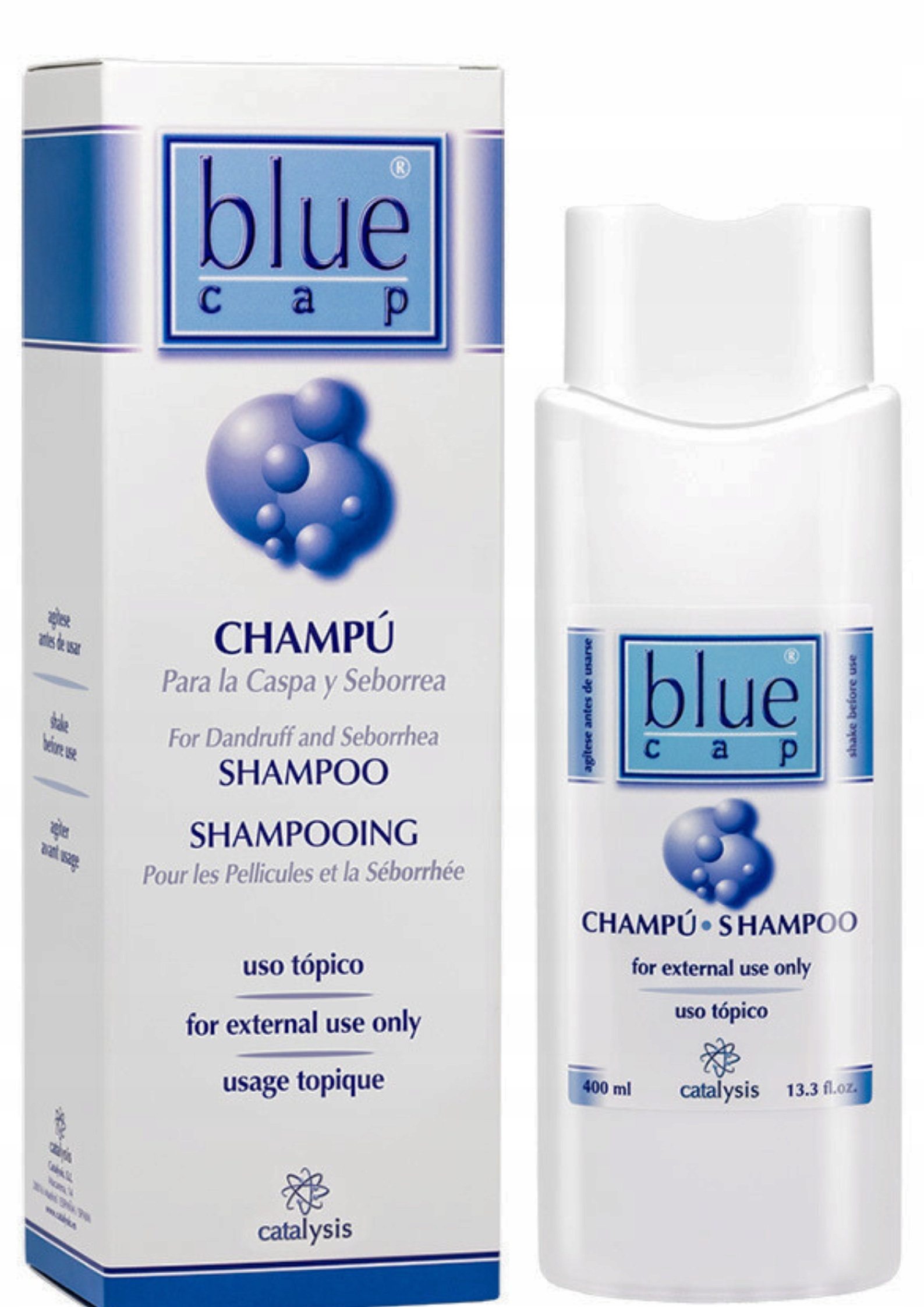 niebieski szampon na łuszczycę