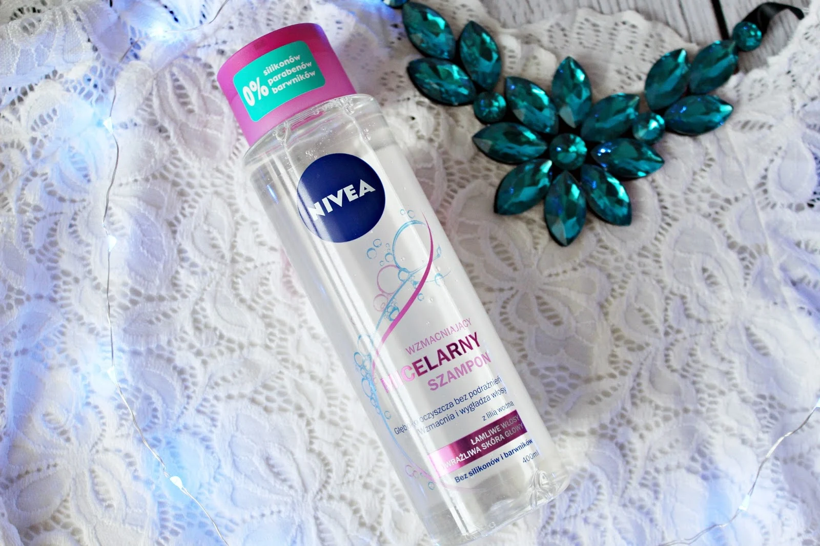 nivea 18 opinii wzmacniający szampon micelarny wzbogacony o lilię wodną