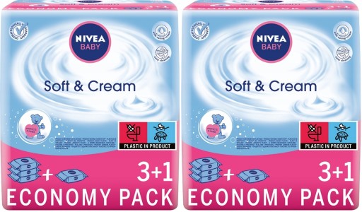 nivea baby chusteczki nawilżane soft & creme