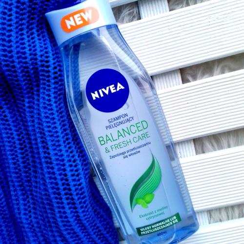 nivea balanced & fresh care szampon pilegmujacy