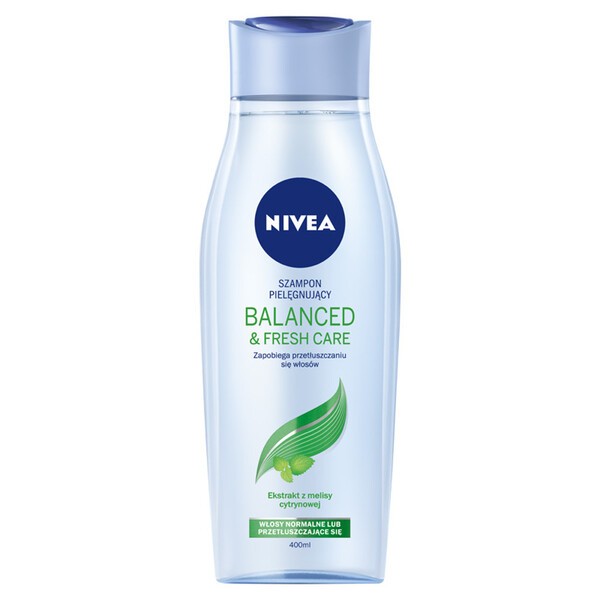 nivea fresh energy szampon do włosów przetłuszczających się 400