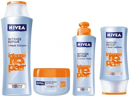 nivea hair care protein repair szampon regeneracja i wygładzanie