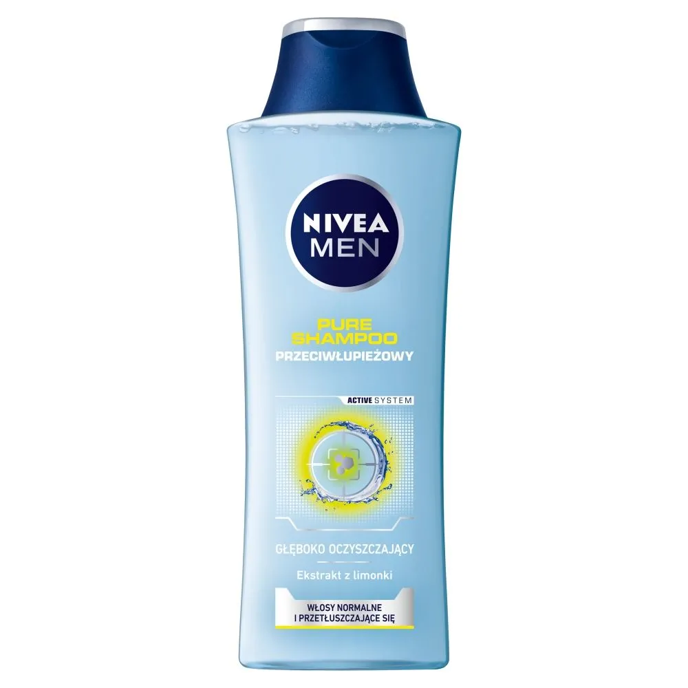 nivea men pure szampon przeciwłupieżowy