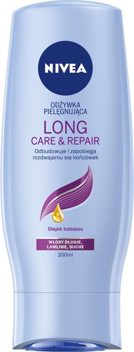 nivea odżywka do włosów long repair