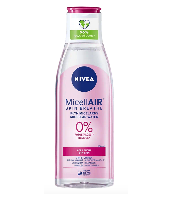 nivea skóra sucha płyn micelarny do mycia twarzy micelair