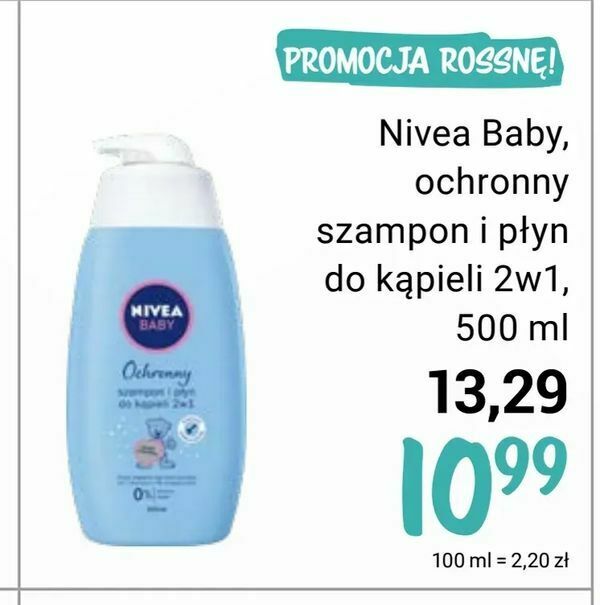 nivea szampon i płyn do kąpiel niemowlaka rossmann