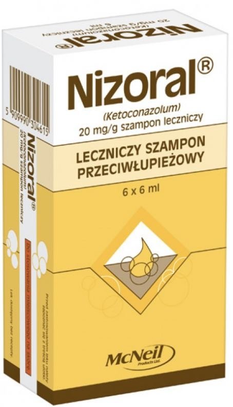 nizopol szampon p/łupieżowy 20 saszetek po 6 ml