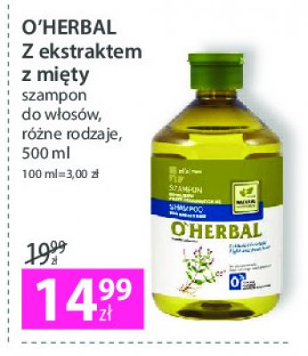 o herbal szampon z miętą