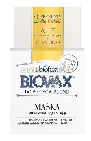 odżywka biovax do włosów blond