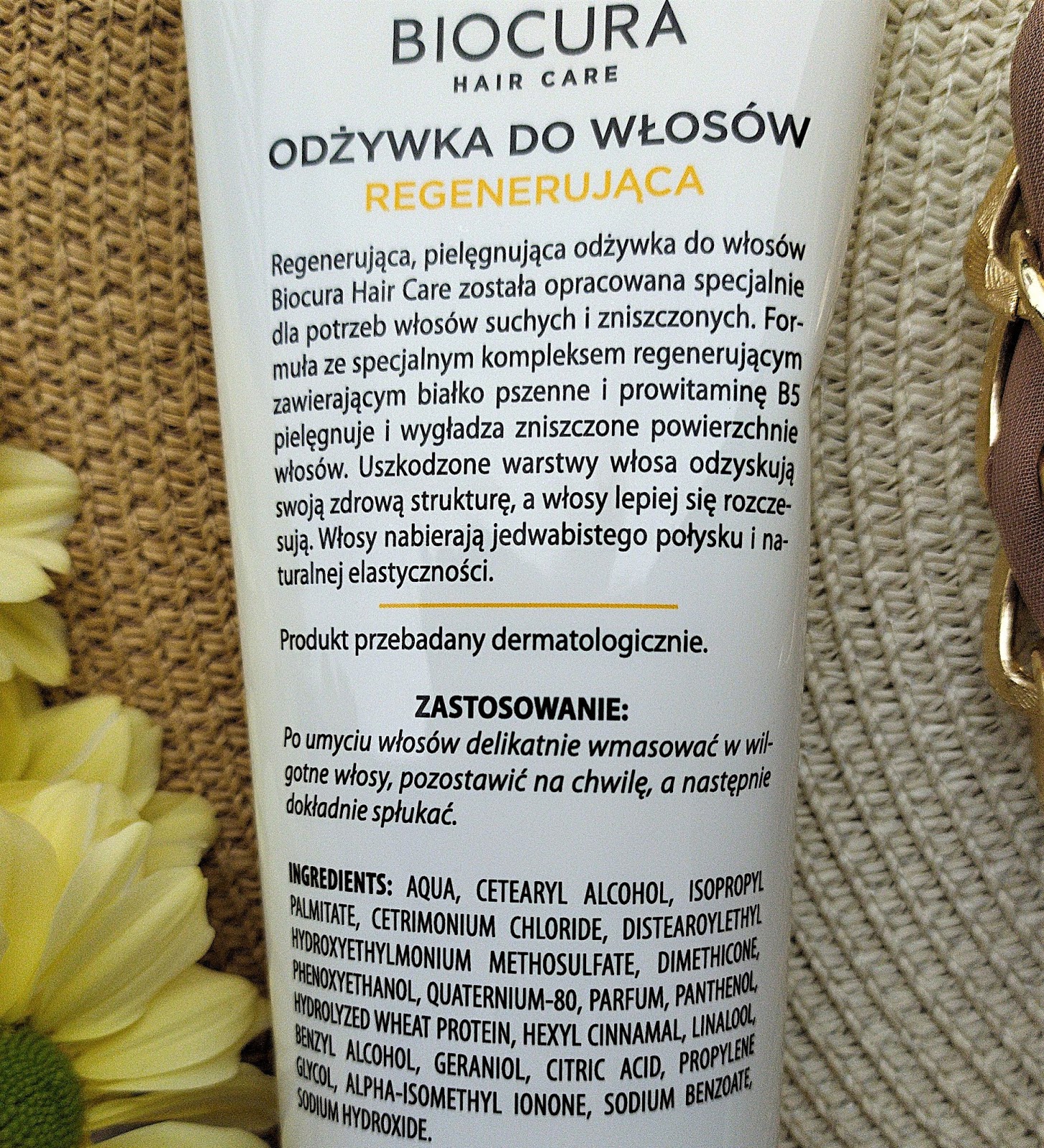 odżywka do włosów biocura