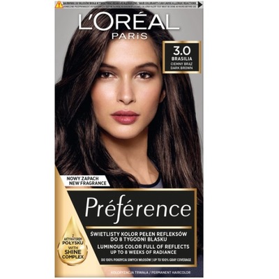 odżywka do włosów loreal preference 3 high shine c