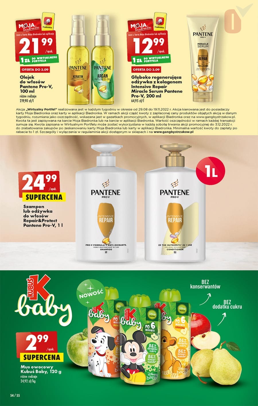 odżywka do włosów pantene biedronka