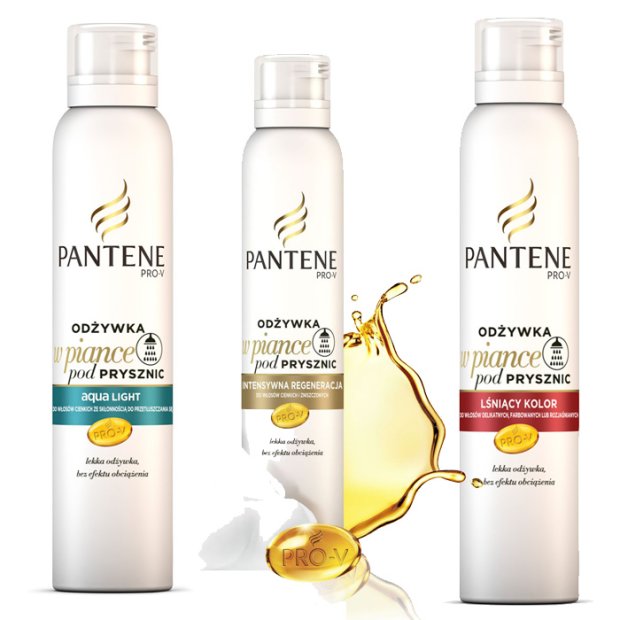 odżywka do włosów w piance pantene